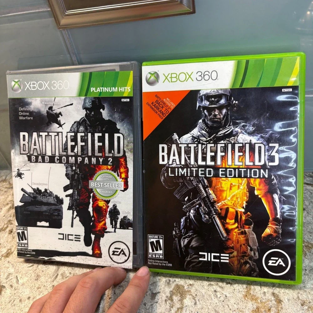 Battlefield 3 Limited Edition & Bad Company 2 Platinum Hits Xbox 360 Bundle EA